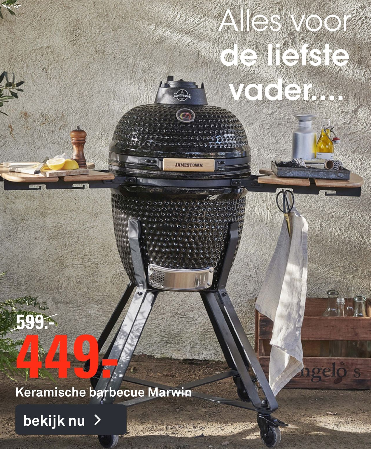 Keramische barbecue Marwin van € 599 voor € 449 indebuurt Keramische barbecue Marwin van € 599 voor € 449 indebuurt