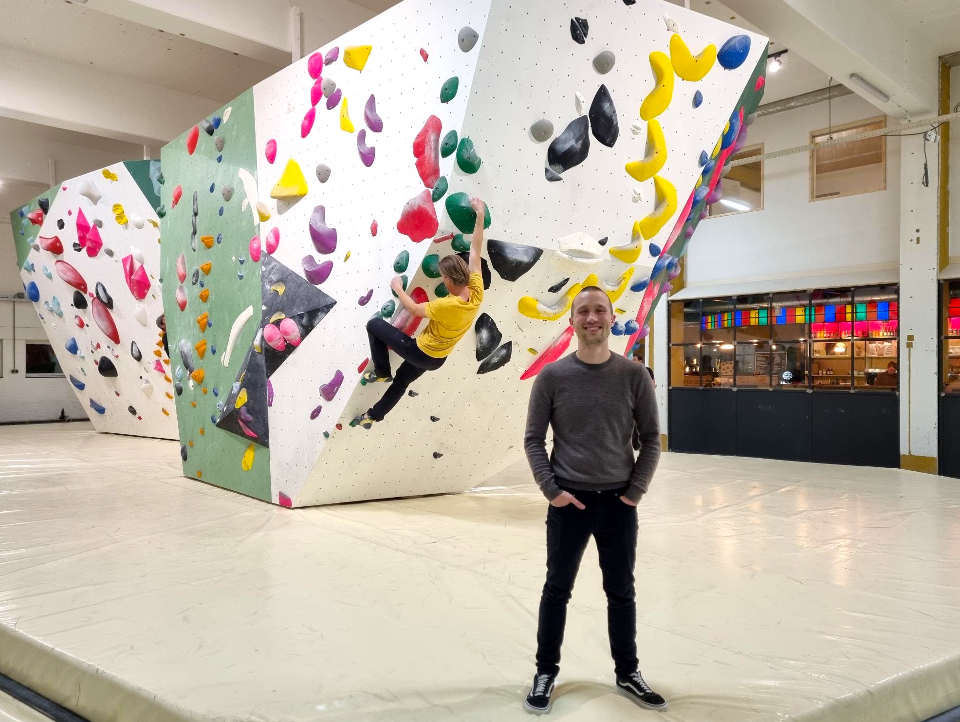 Boulderhal eigenaar Joachim: ‘Het is eigenlijk een speeltuin voor volwassenen’
