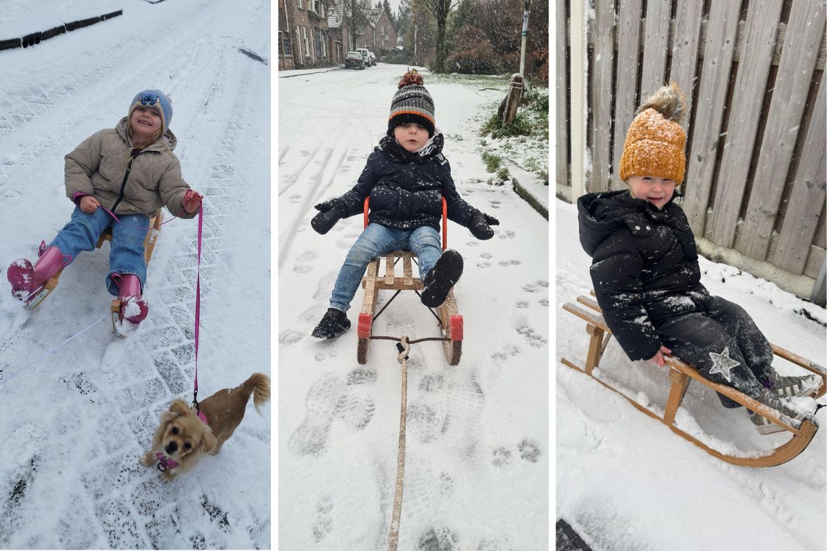 Sneeuwpret in Almelo: deze foto’s en video’s stuurden jullie naar indebuurt
