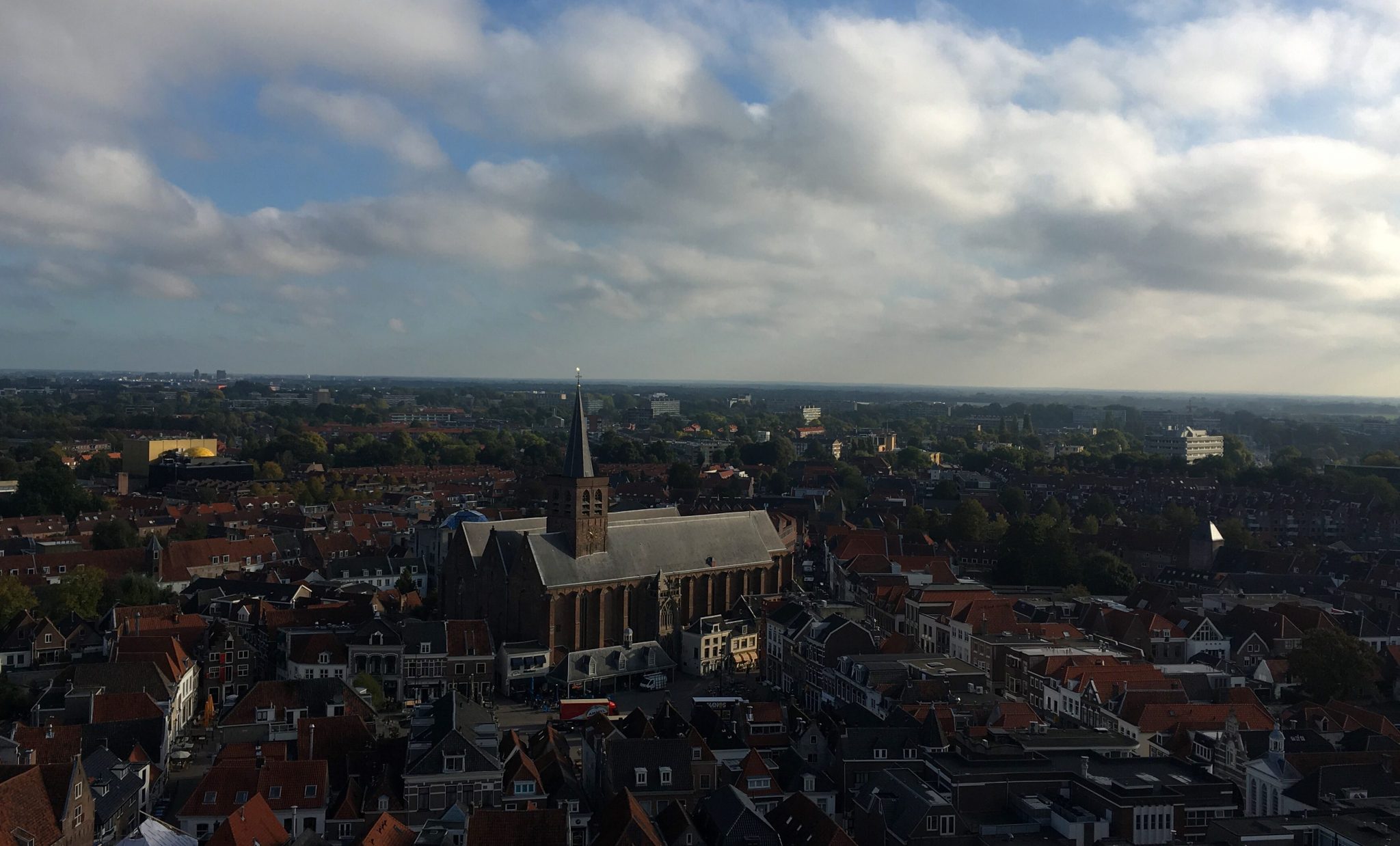 Op de Onze Lieve Vrouwetoren Lange Jan