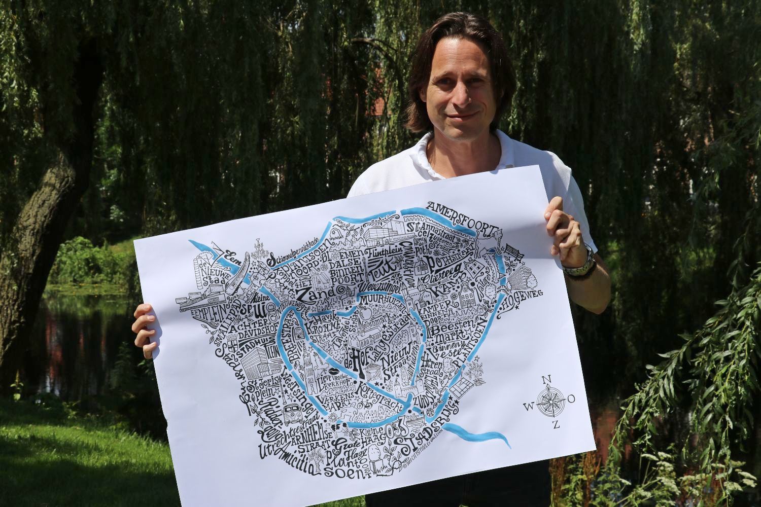 Lex van Elten gratis tekening van je wijk