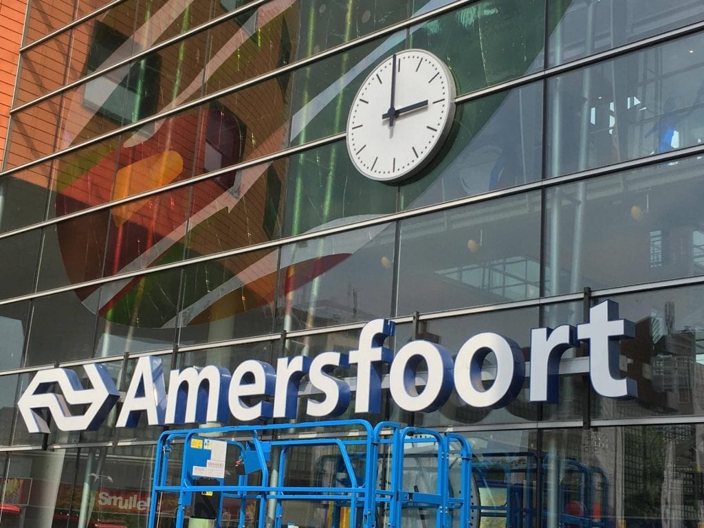 Stationsklokken station Amersfoort