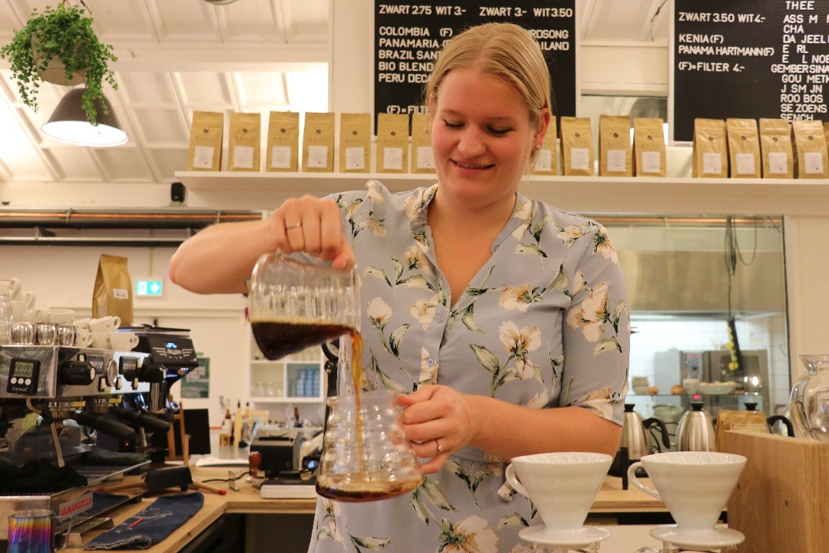 Boot Koffie werken