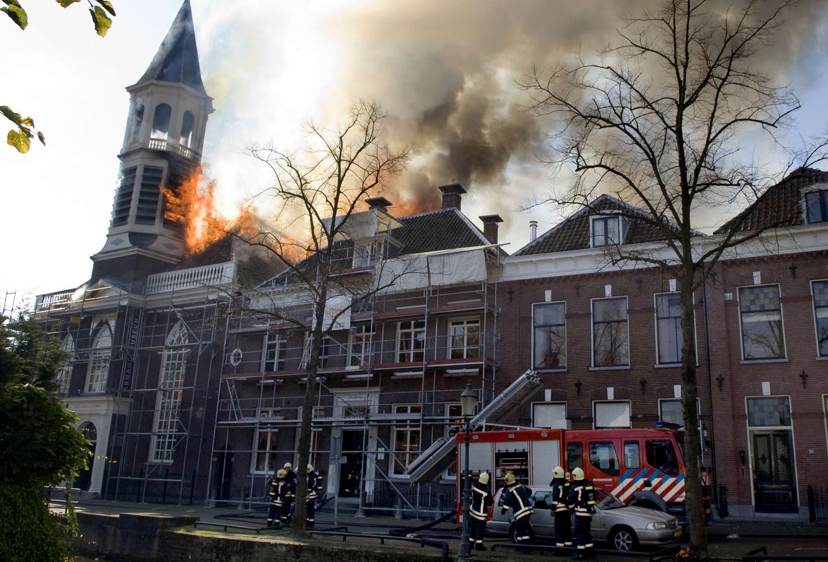brand in de Elleboogkerk