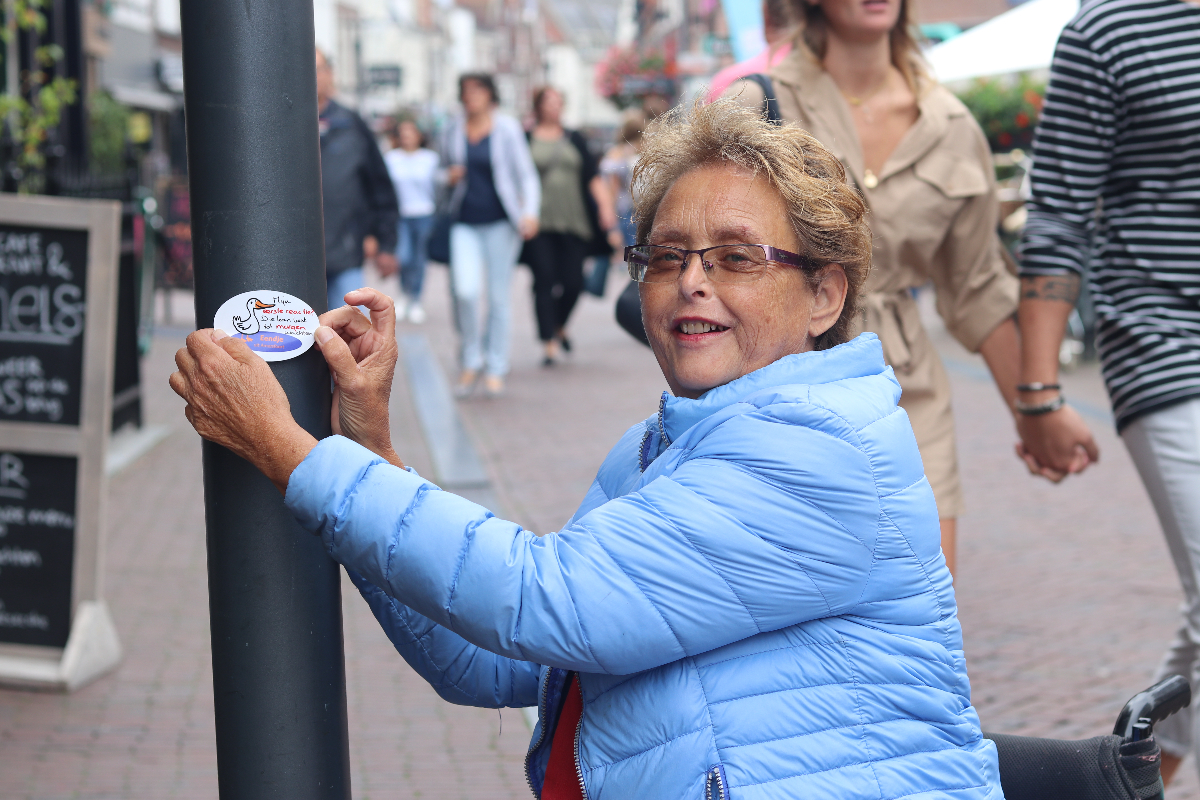 Eendje uit Amersfoort stickers