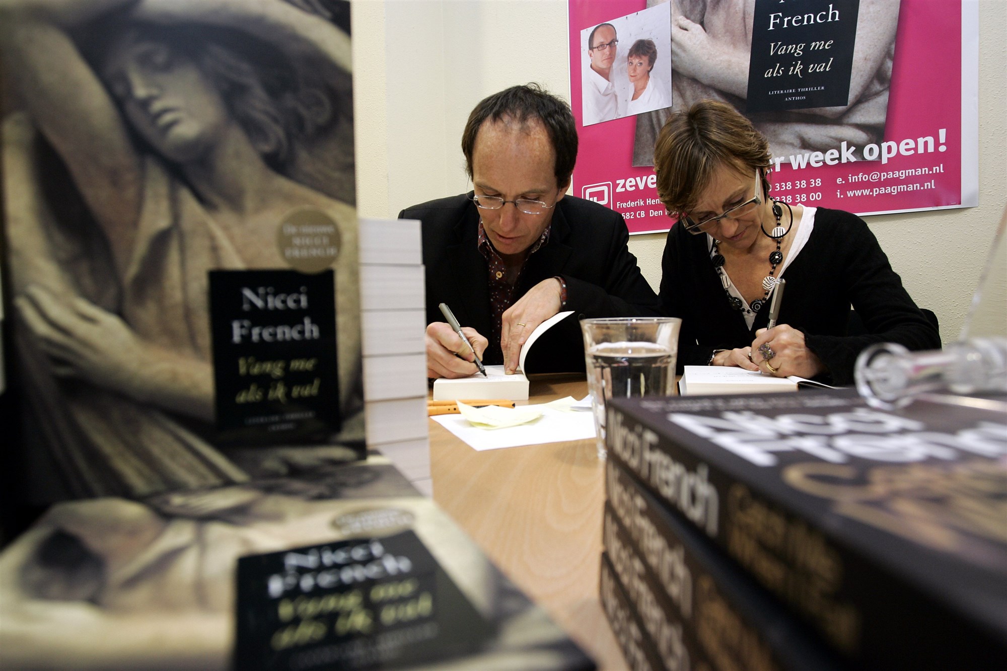 Thrillerfans opgelet schrijversduo Nicci French komt naar Amersfoort en signeert nieuw boek