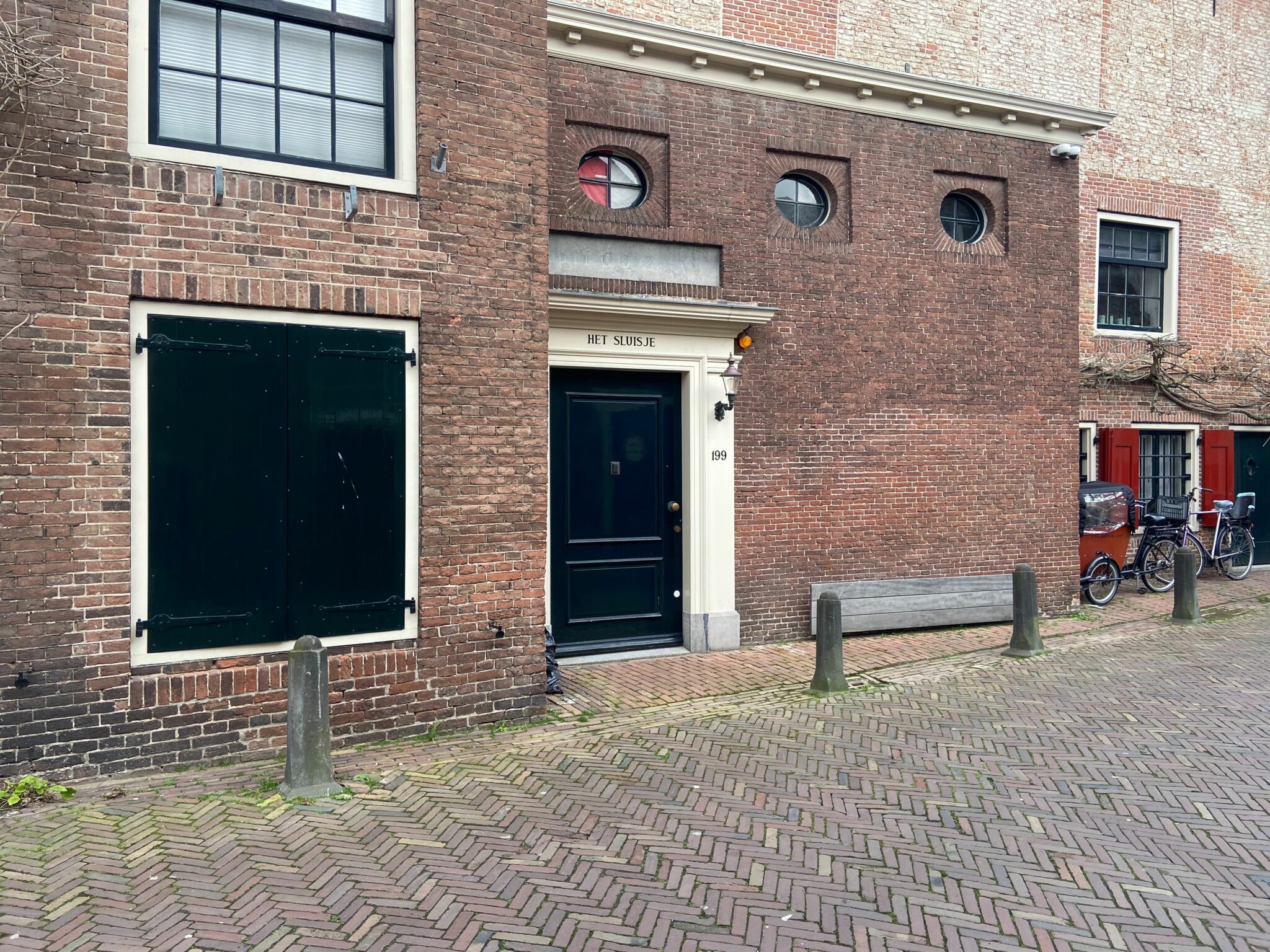 De gevel van 't Sluisje. Beeld: Ingelise de Vries