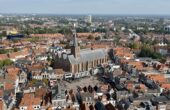 Amersfoort van bovenaf kerktoren