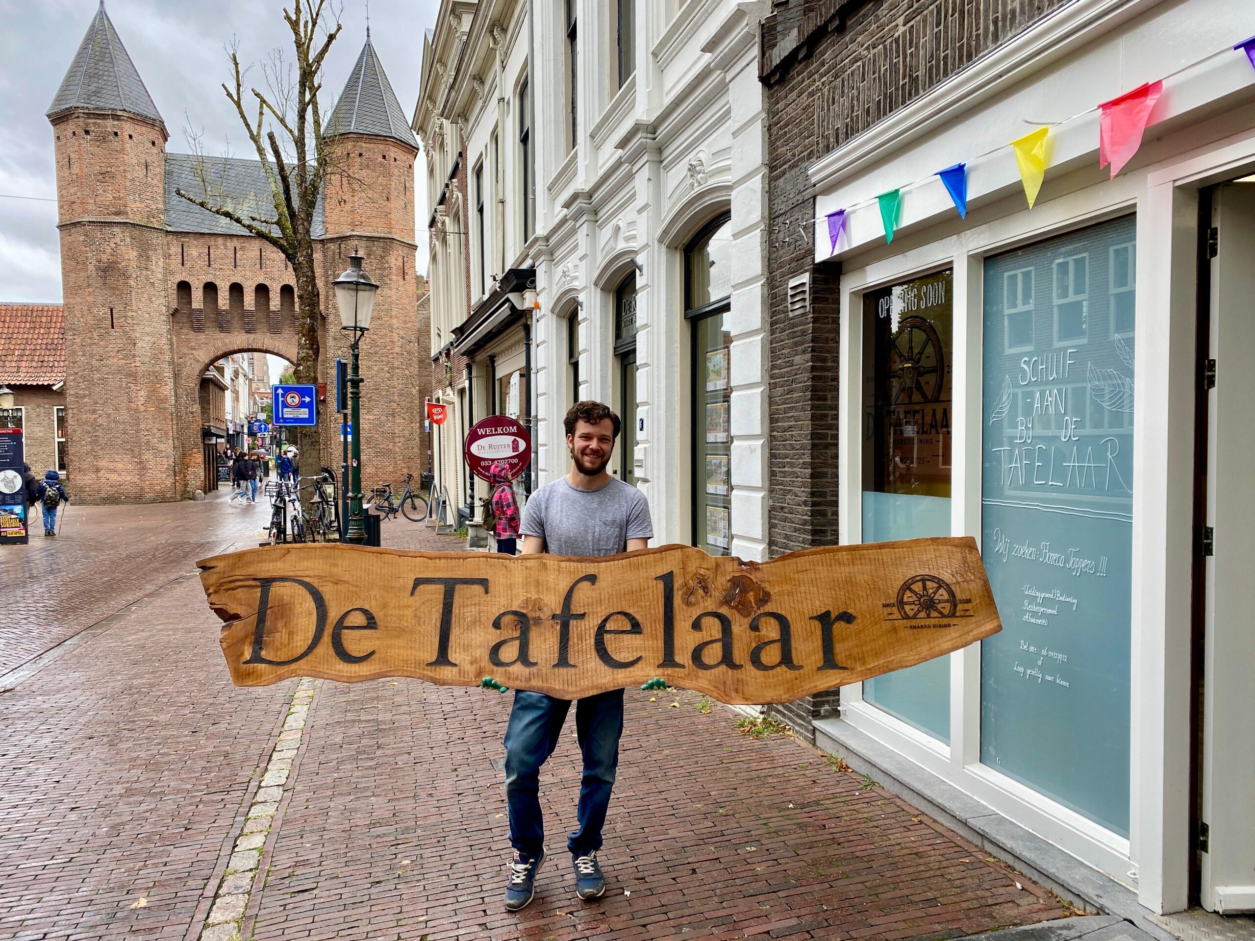 Jan opent (nu echt!) restaurant De Tafelaar in Amersfoort
