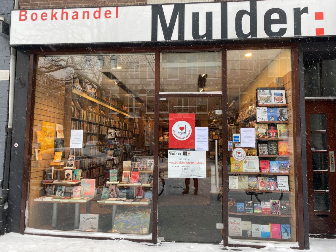 Boekhandel Mulder indebuurt Amsterdam