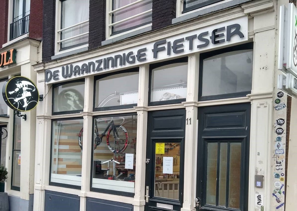 waanzinnige fietser