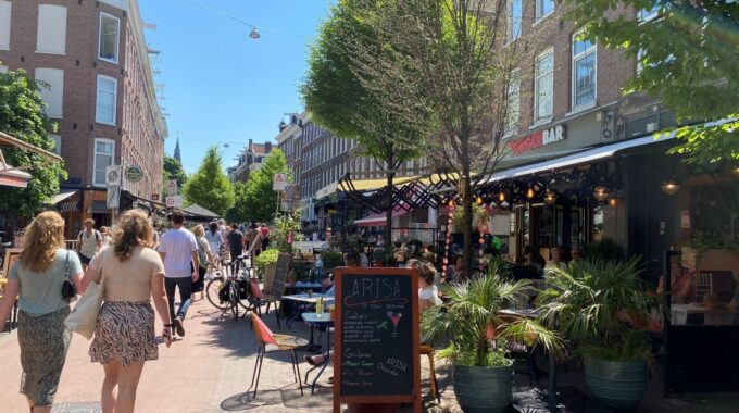 Schade droogte Amsterdam de pijp terras zomertrends