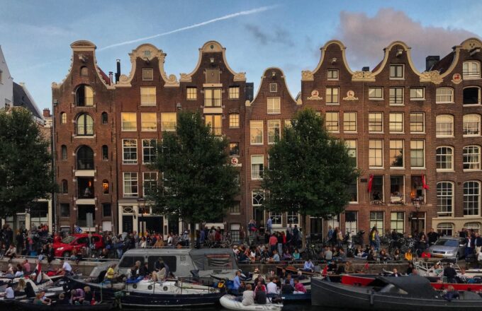 Beste stad varen boot gracht grachtenpand
