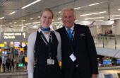 Isabel en Ronald van Schiphol Airport