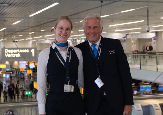 Isabel en Ronald van Schiphol Airport
