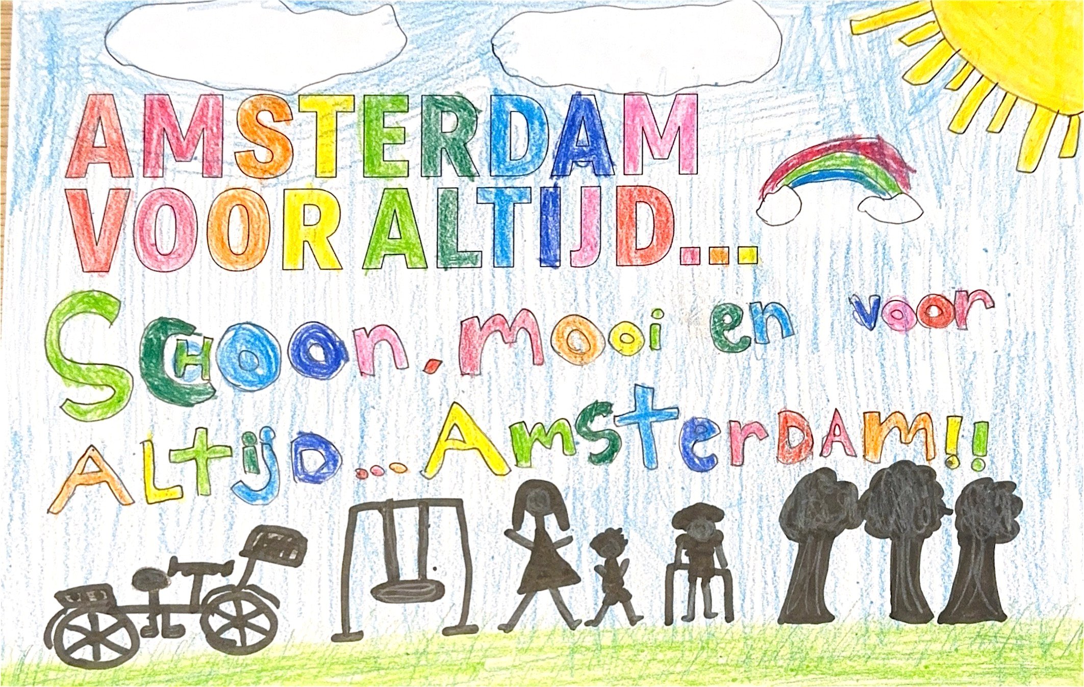 Zien! Deze gratis expo op het Museumplein deelt de dromen van jonge Amsterdammers
