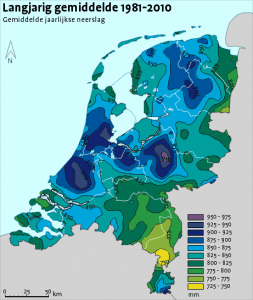 regenval nederland