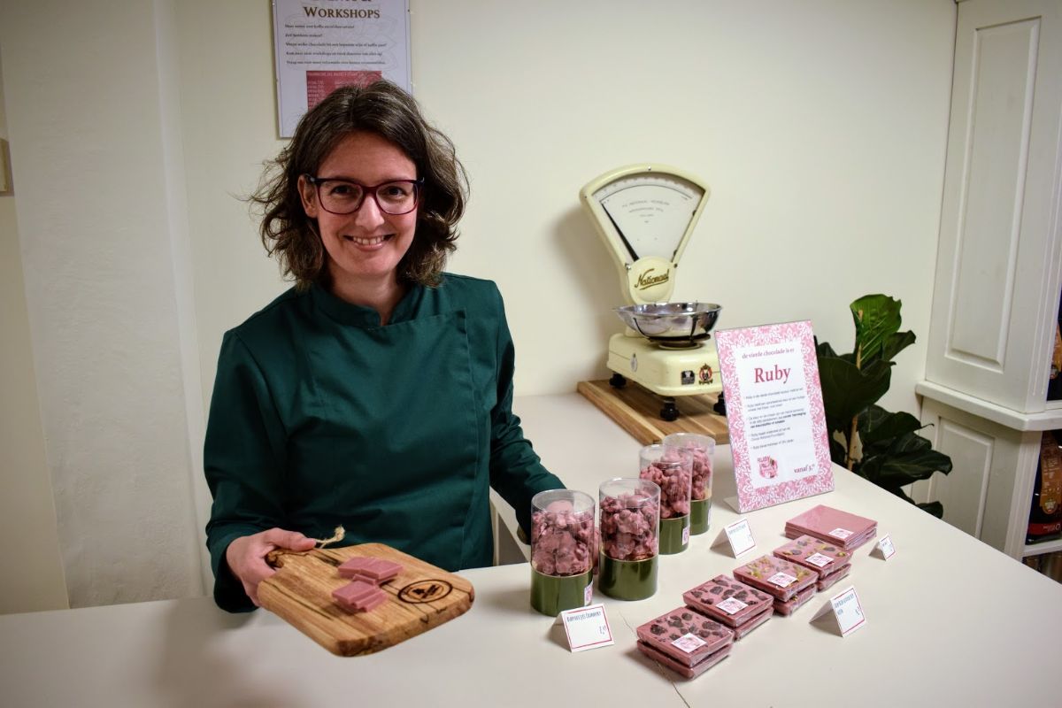 roze chocolade
