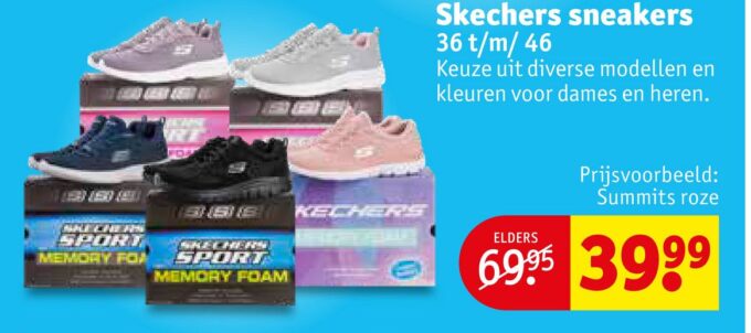 skechers dames memory foam