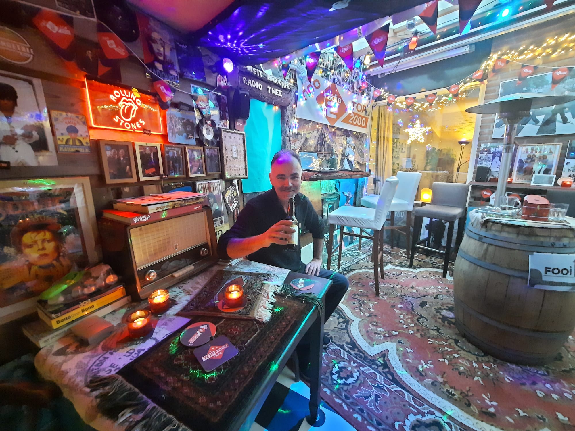 Binnenkijken in het Top 2000 Tuincafé van Arjen (59): ‘Net zo gezellig als in Hilversum’