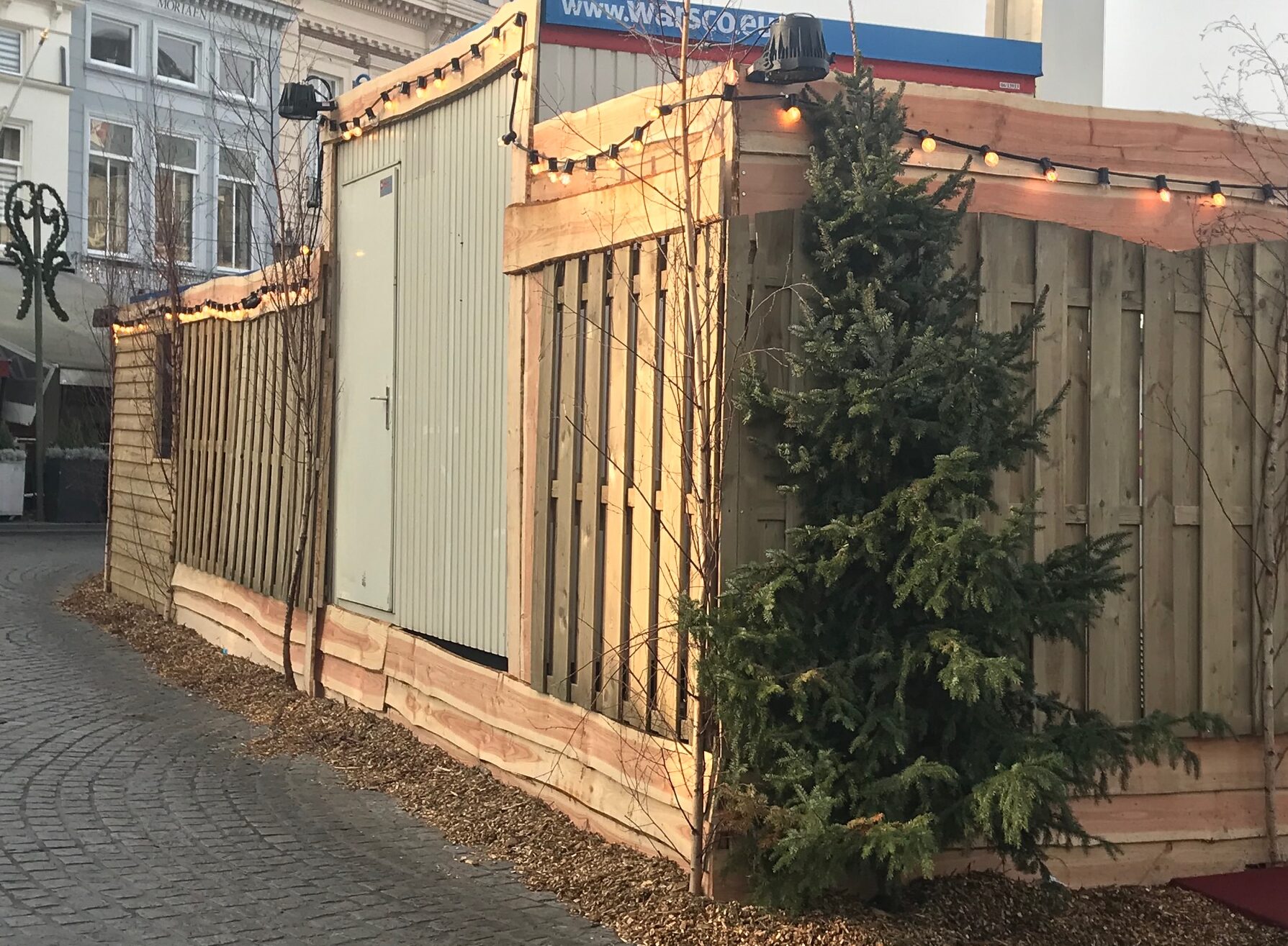 kerstboom kerst grote markt denneboom