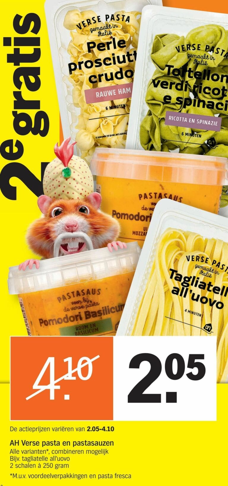 AH Verse pasta en pastasauzen indebuurt Bergen op Zoom