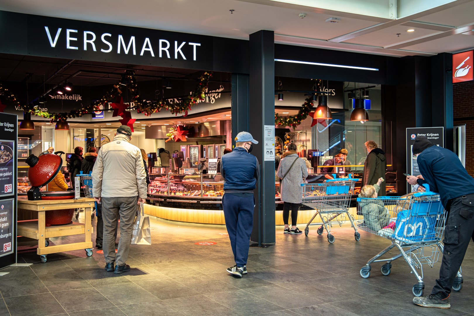 corona bergen op zoom markiezaatsweg de zeeland woonboulevard winkel slager slagerij keurslager rij winkelen vlees