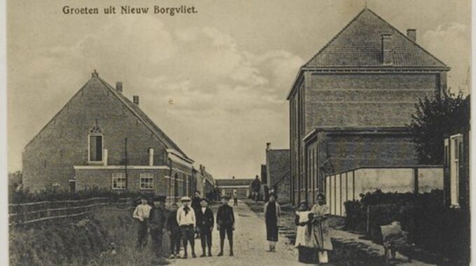 oude ansichtkaarten ansichtkaart kaart bergen op zoom borgvliet