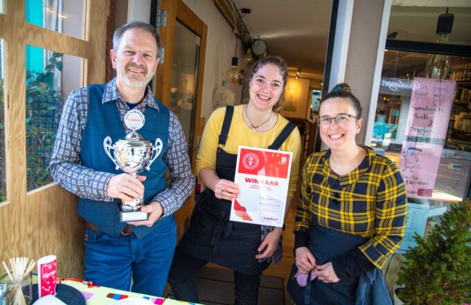 Beste ondernemer Bergen op Zoom 2021 inspire coffee company winnaar indebuurt verkiezing ondernemer van het jaar 2021