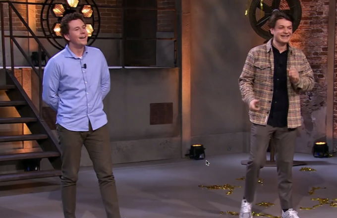 Dragons Den dragon's den plekky Casper Tom Shot Casper Noordhuizen (22) en Tom Remy (21)