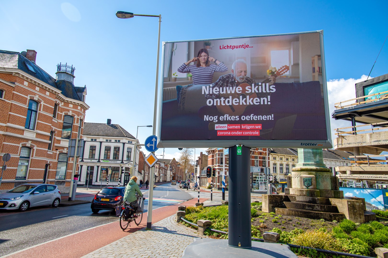vacatures bergen op zoom reclame reclamebord bredasestraat lichtpuntje overheid corona nieuwe skills ontdekken