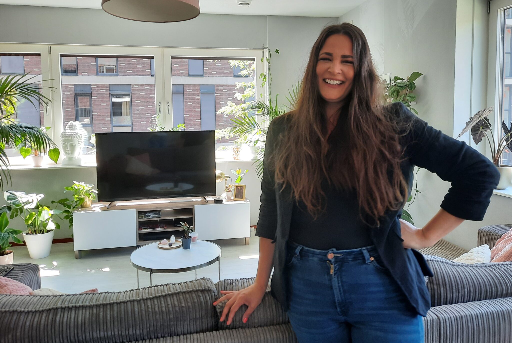 Melissa Aarsse in haar huis