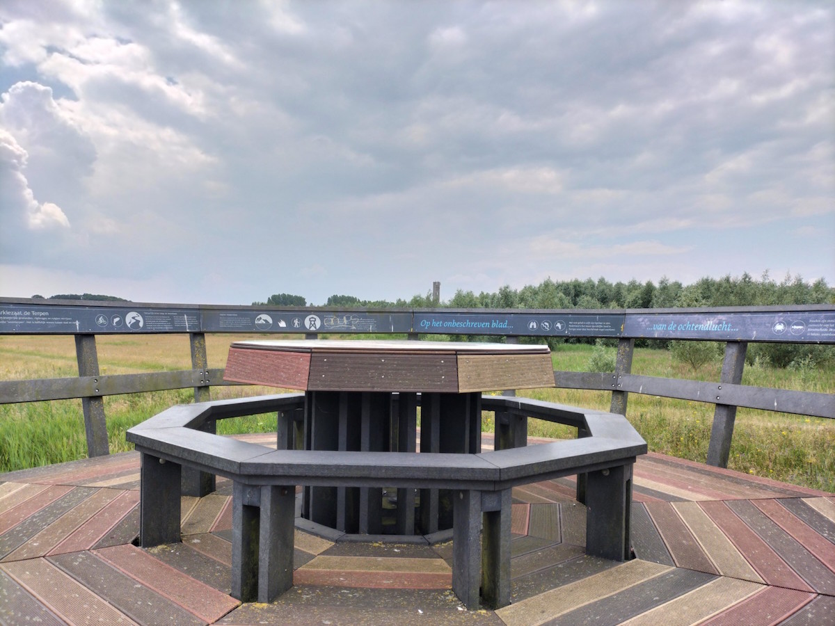 Het Kraaiennest in Bergen op Zoom uitkijkpunt over de Markiezaten