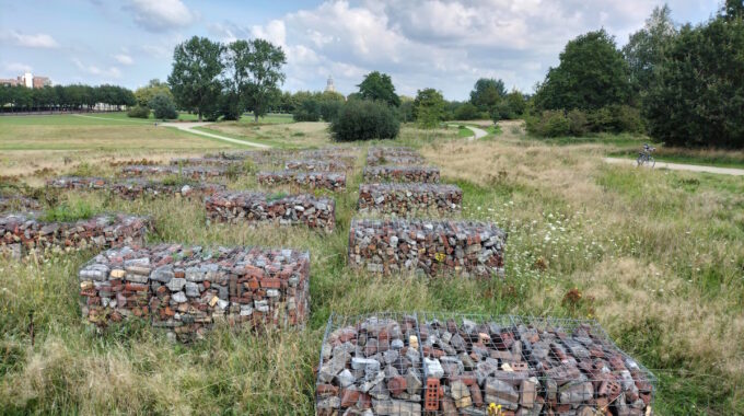 wig puin korven stenen kijk in de pot menno van coehoorn verdedigingswerk kunstwerk stadspark