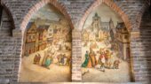 grote markt praten als brugmanhotel restaurant de draak vroeger oud monument schilderij