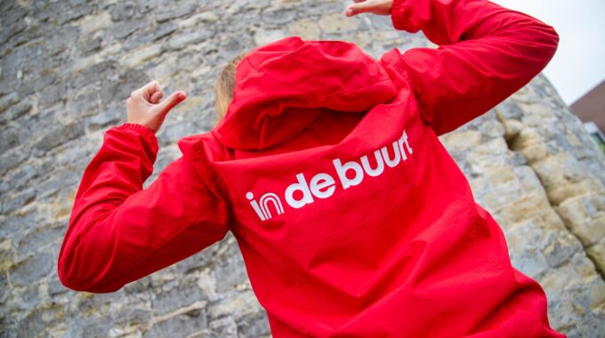 5 vijf jaar indebuurt rebecca feest feestje idb jubileum ballon vlag vlaggen