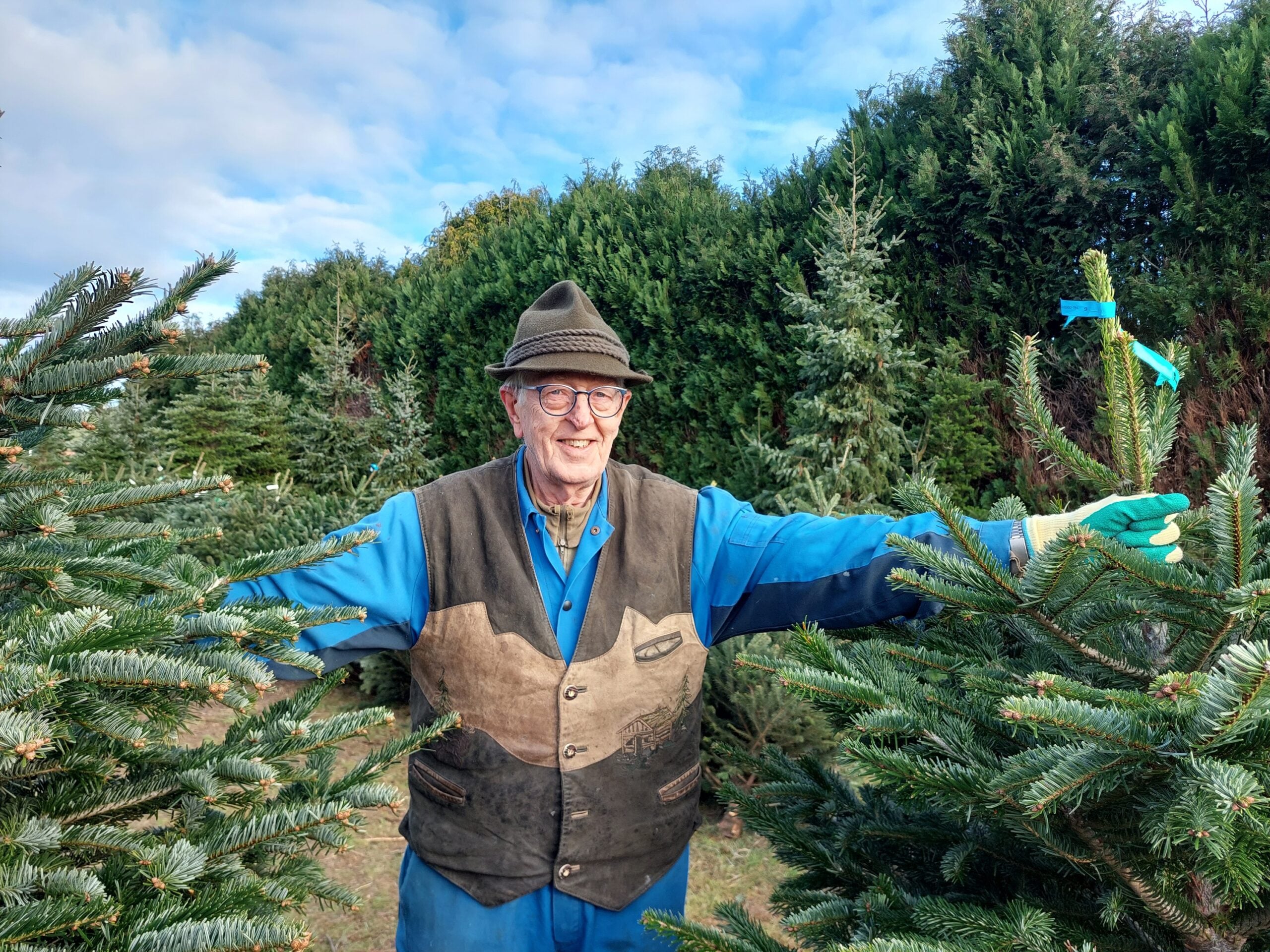 Bergs decembergevoel: een kerstboom kopen bij Adrie