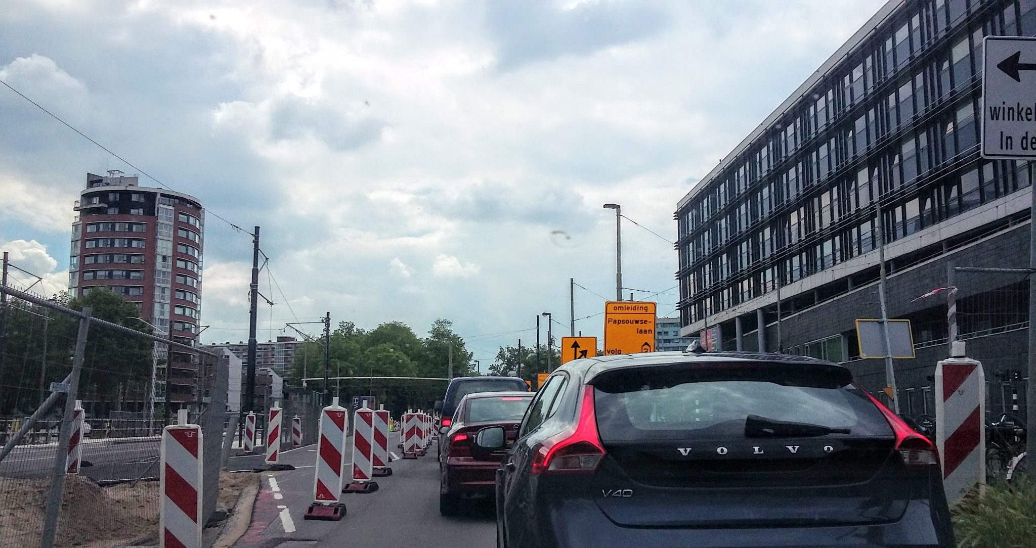 omleidingen spoorzone