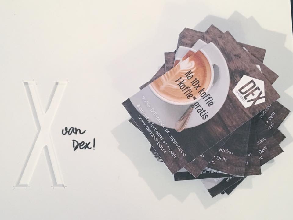dex lunchbar koffie spaarkaart