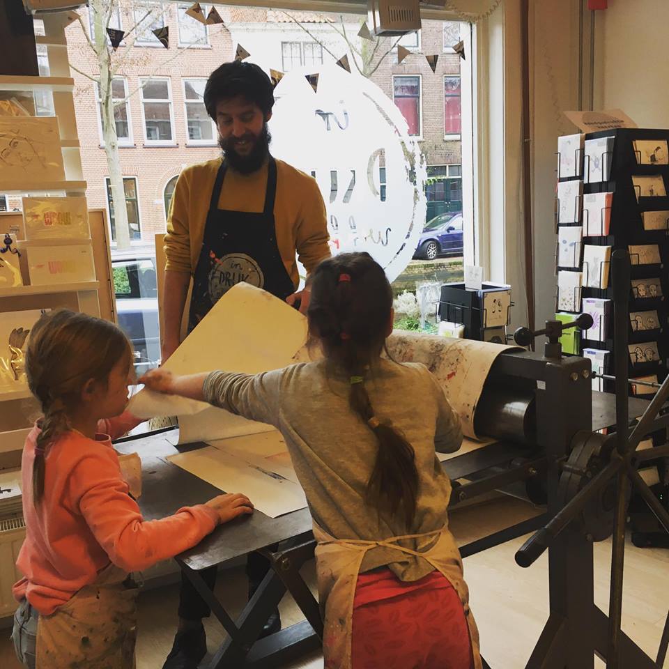 druktemakers atelier indrukwekkend