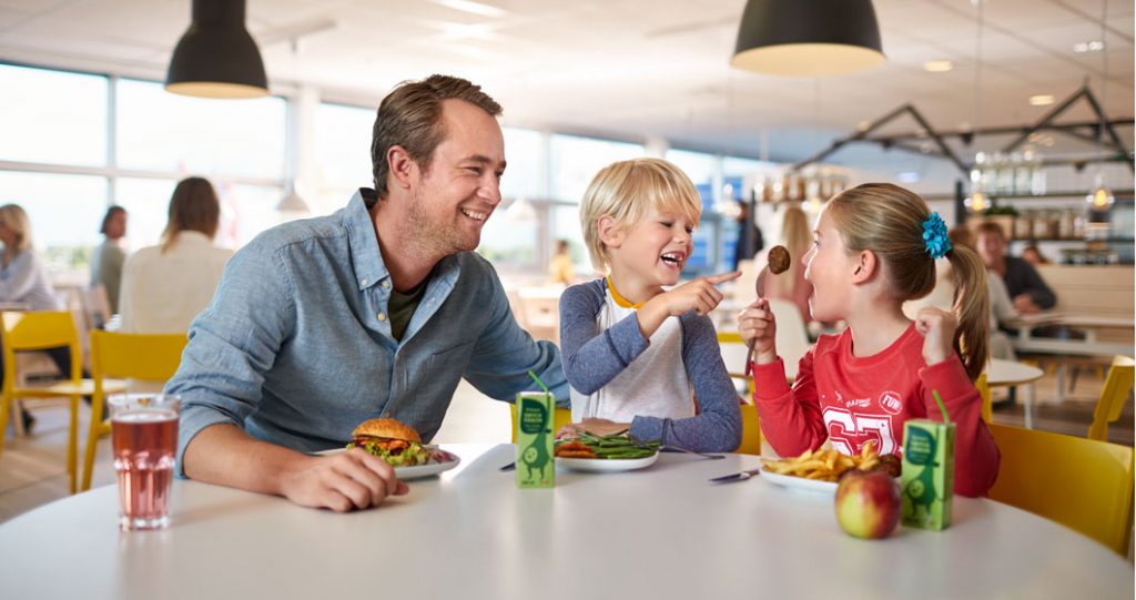 kinderen eten gratis