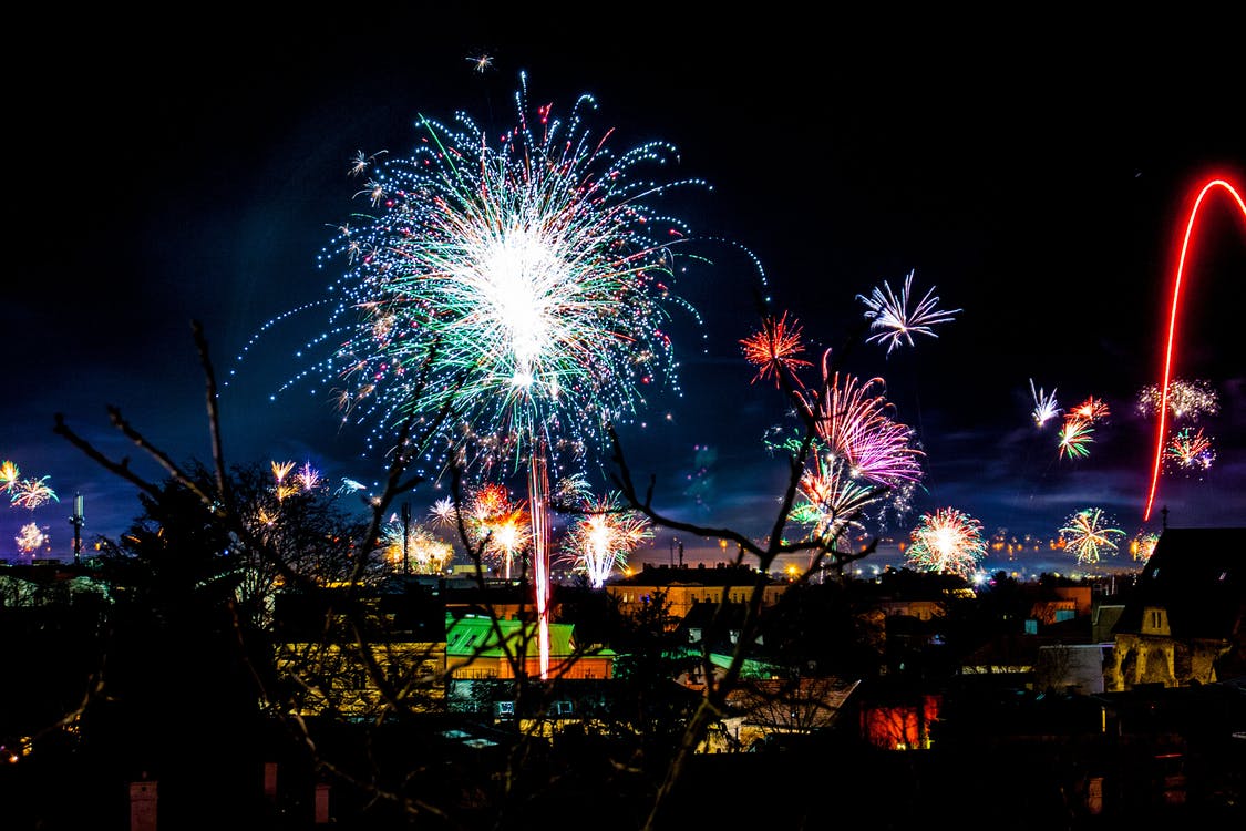 vuurwerkshow delft