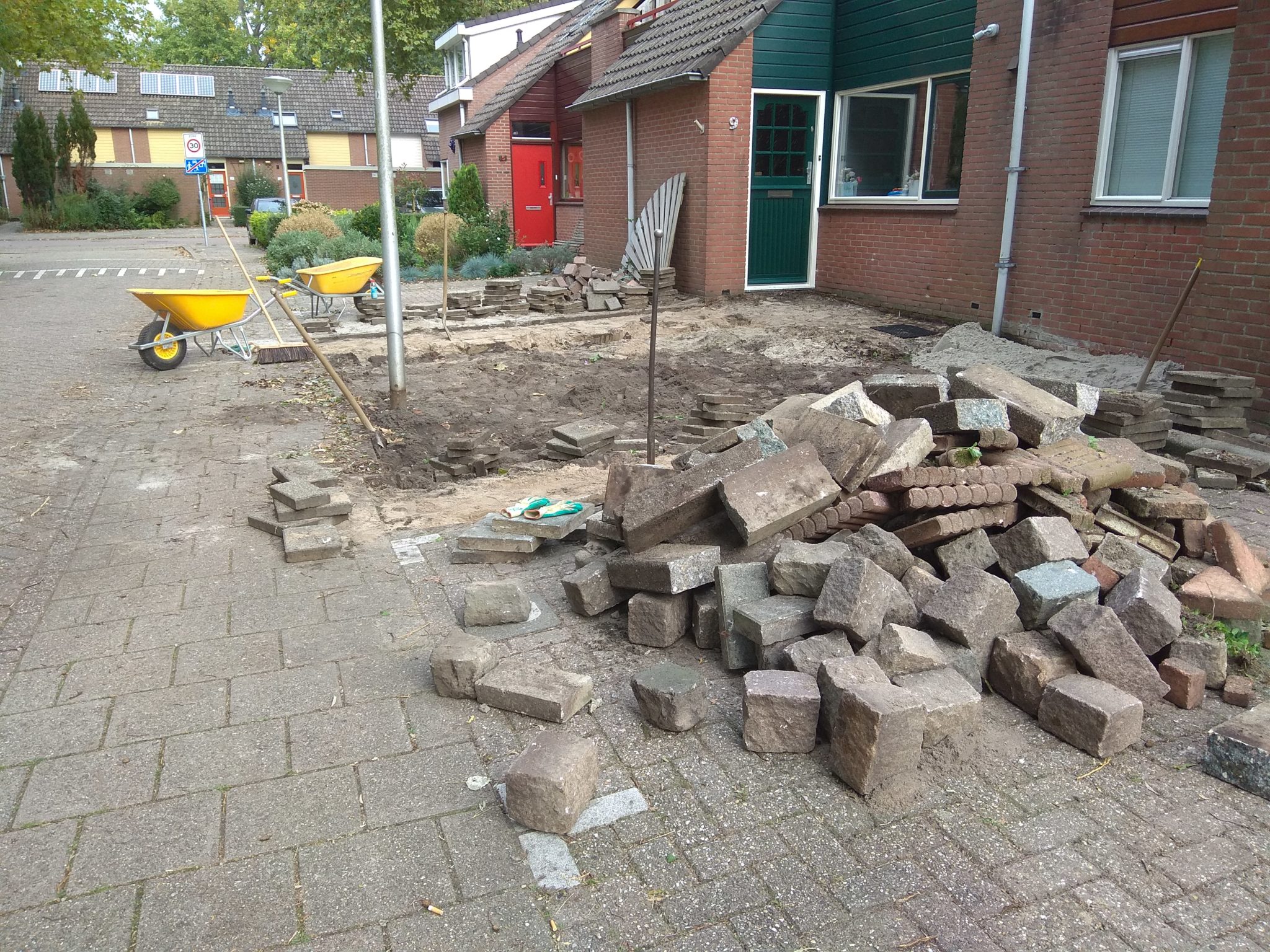 rioolwerkzaamheden Voorhof Buitenhof en Tanthof