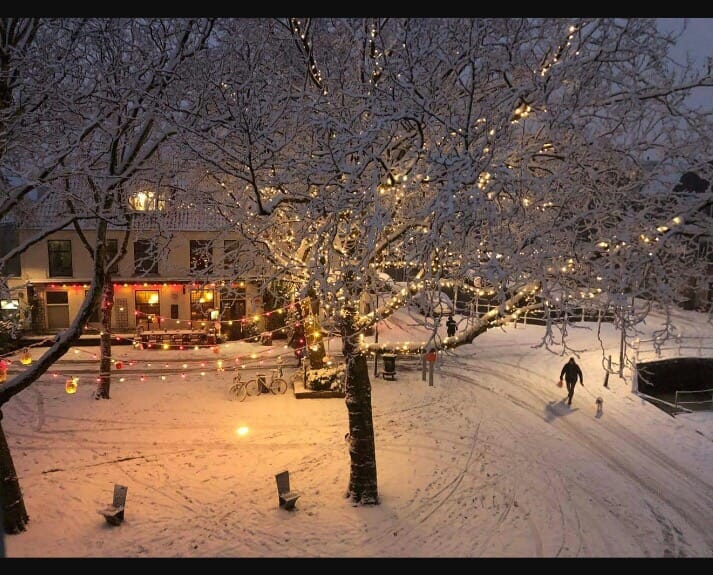 doelenplein winter algemene foto