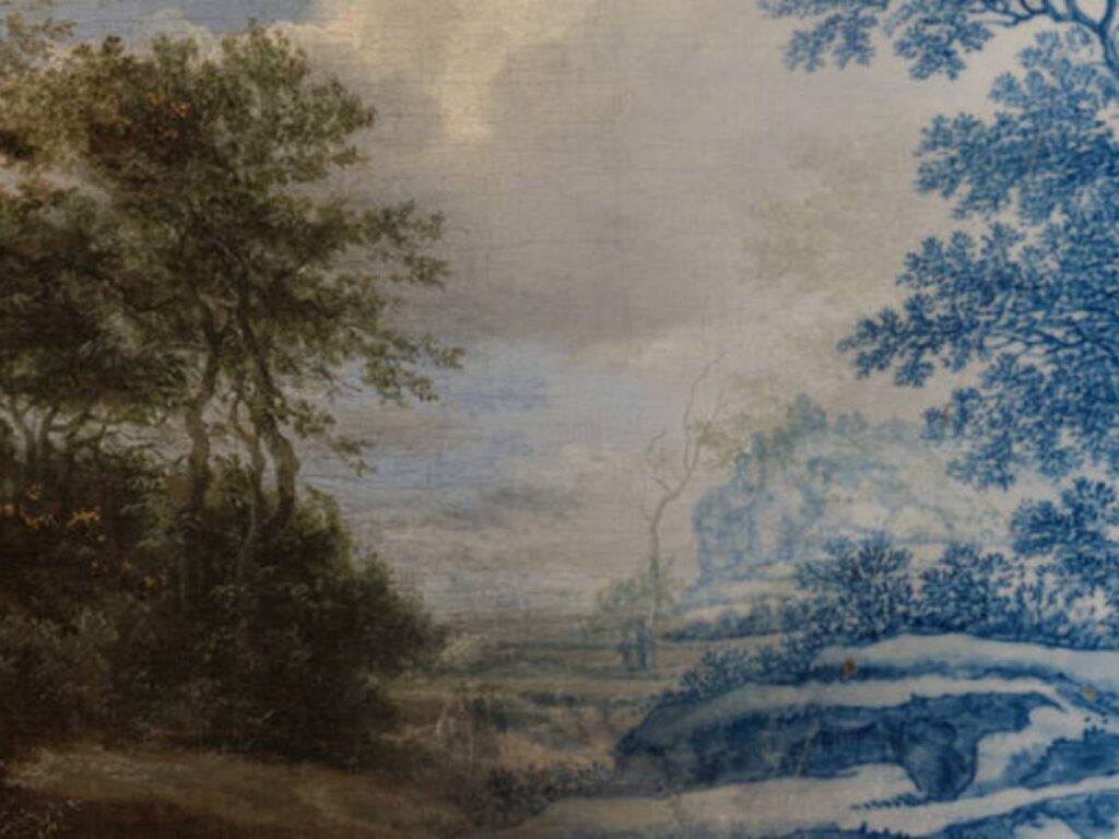 In de tentoonstelling Van Ruisdael tot Frytom ontdek je de geheimen van Delfts Blauw bij Royal Delft