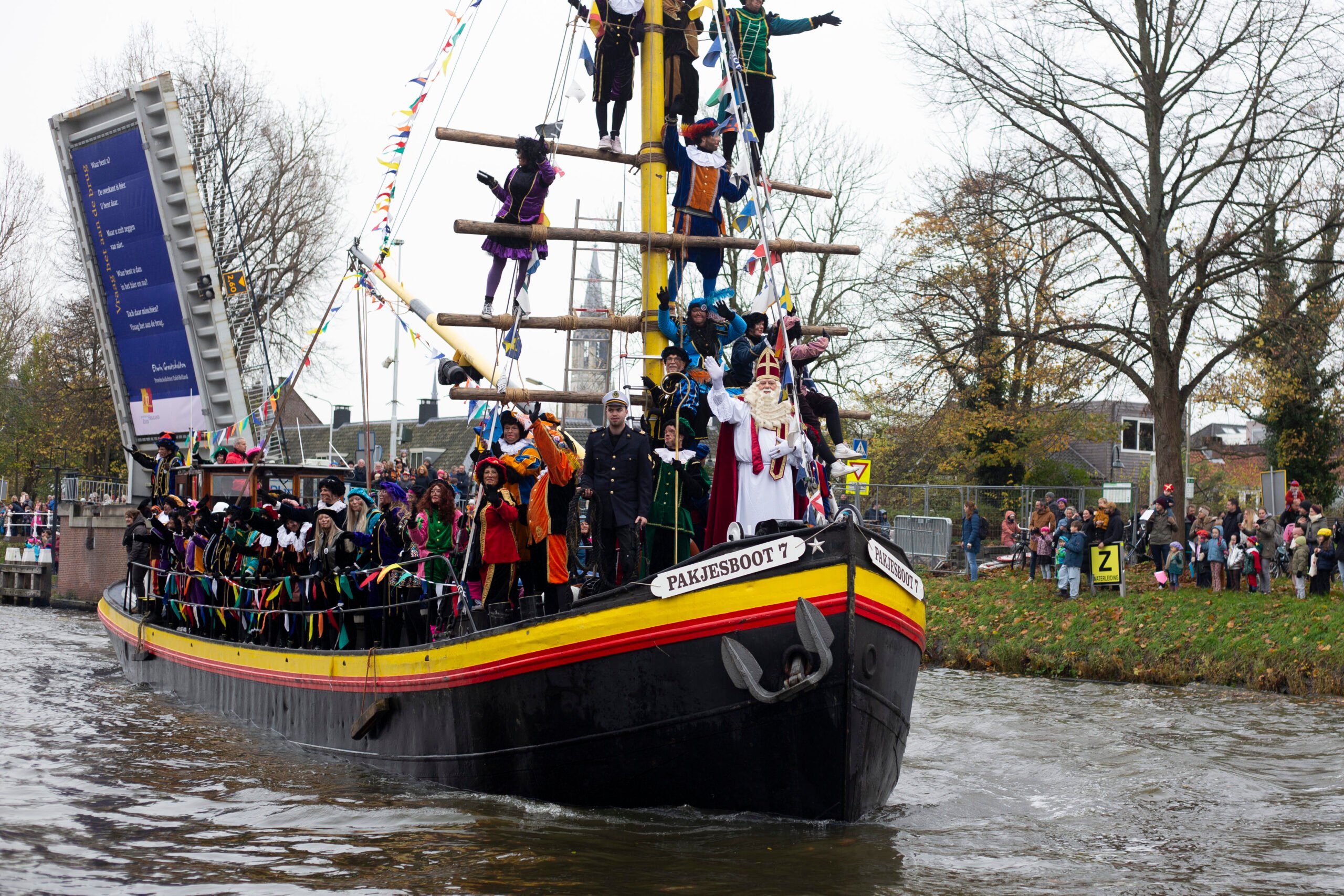 Sinterklaasintocht 2025 in Delft: dit is de route