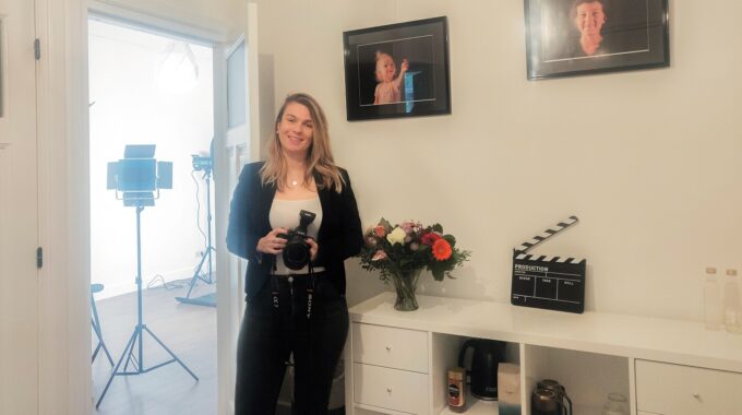 Marion Huart maakt portretfoto's in Den Bosch