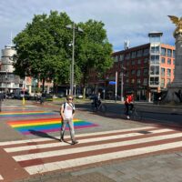 regenboog zebrapad Den Bosch