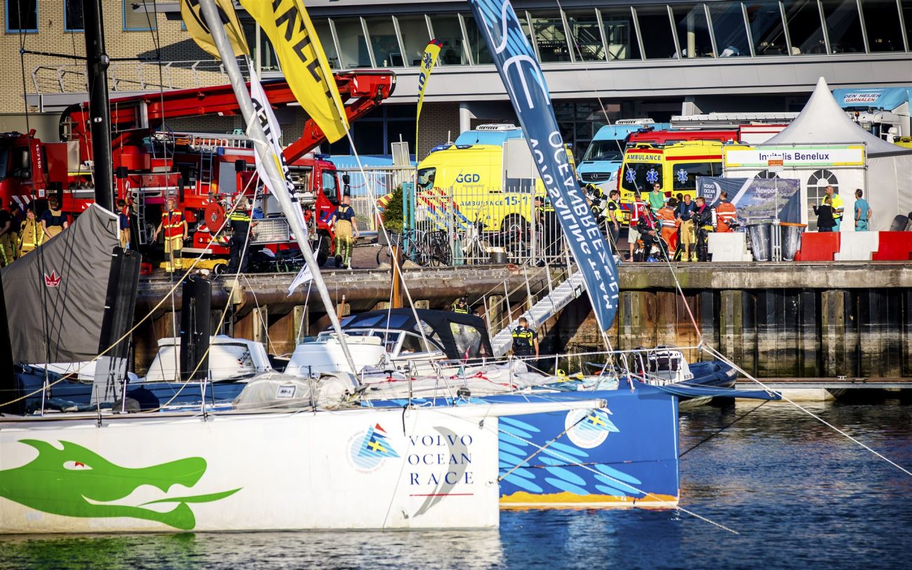 Dodelijk ongeluk in Scheveningen, activiteiten Volvo Ocean Race afgelast indebuurt Den Haag Dodelijk ongeluk in Scheveningen, activiteiten Volvo Ocean Race afgelast indebuurt Den Haag