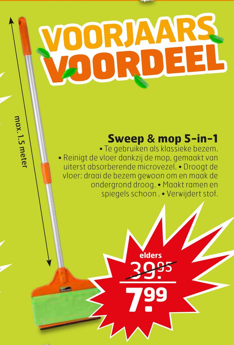 Sweep & mop 5in1 €7.99 indebuurt Den Haag
